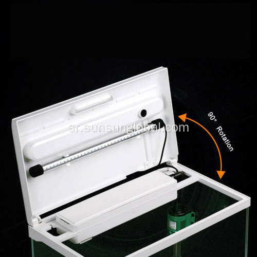 Сунсун мали стаклени сто акваријумски склопиви акваријум